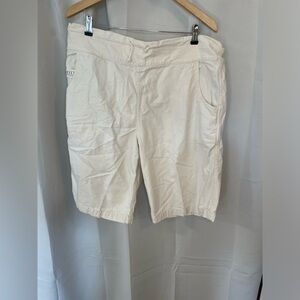 Utility Canvas White Mens Carpenter Shorts Size Large